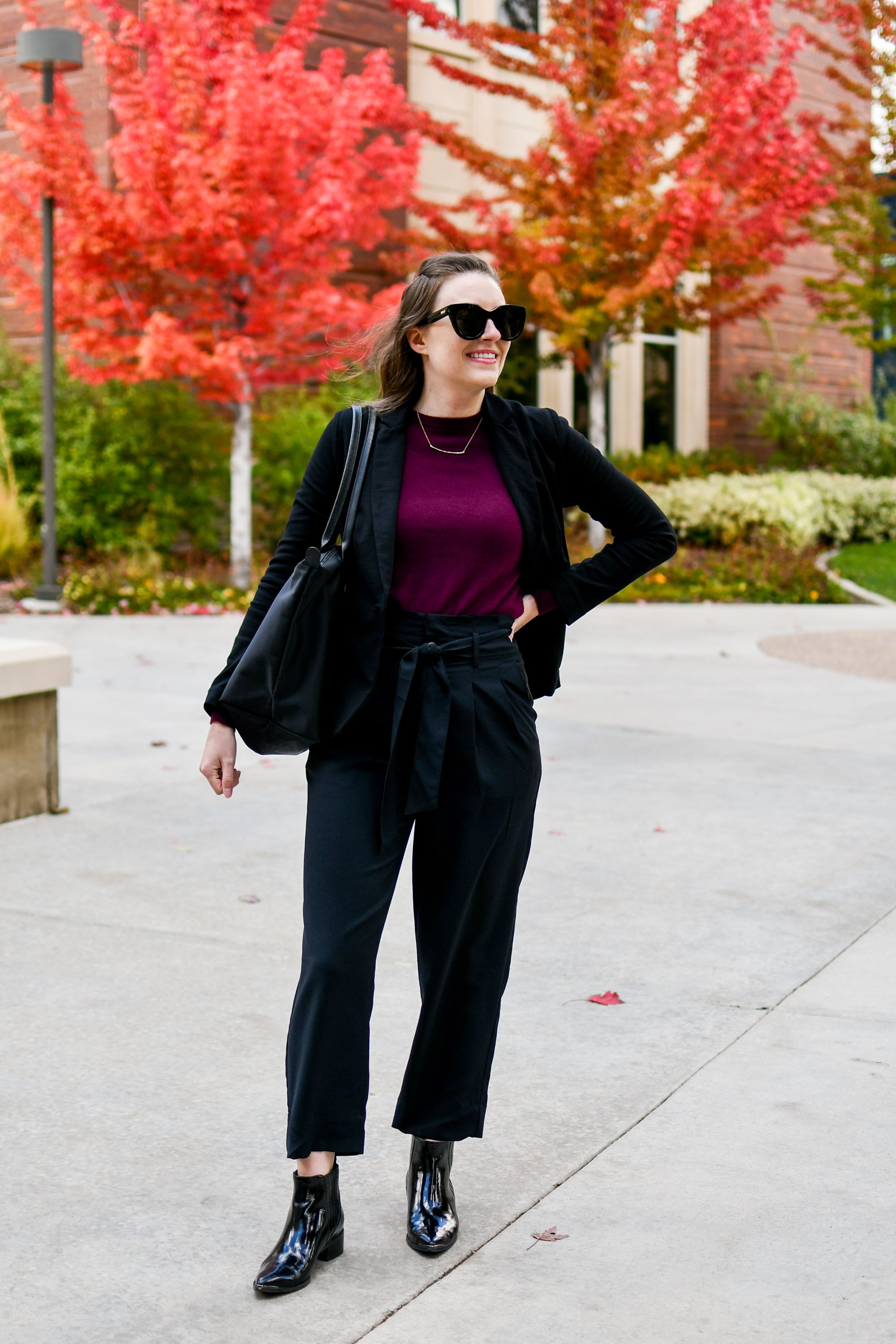 Black pants outfit casual cheap